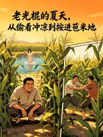 老光棍的夏天，从偷看冲凉到按进苞米地
